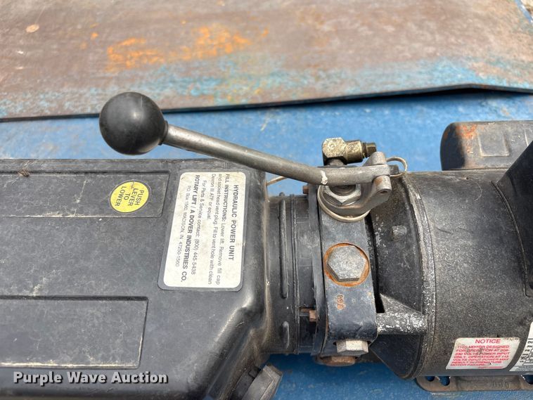 image for item FB8733 Rotary Lift SM122-9 four post automotive lift