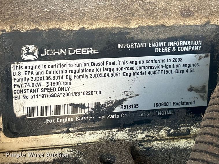 image for item FC5223 2003 Kohler Power Systems 50 Fast Response generator