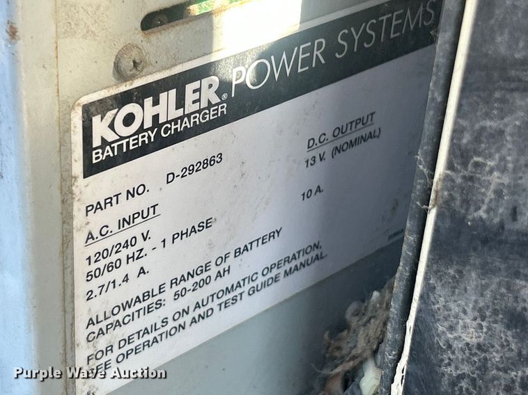 image for item FC5223 2003 Kohler Power Systems 50 Fast Response generator
