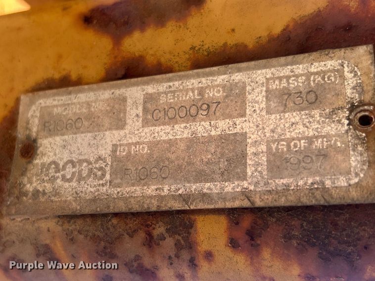 image for item FC5227 1997 Woods R1060 box blade