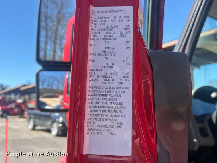 image for item FC5228 2010 International WorkStar 7400 dump truck