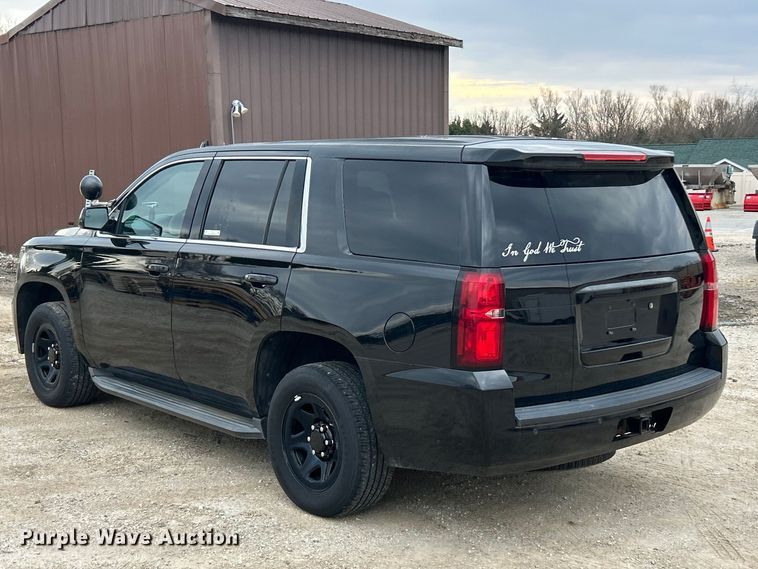 image for item FC5237 2016 Chevrolet Tahoe Police  SUV