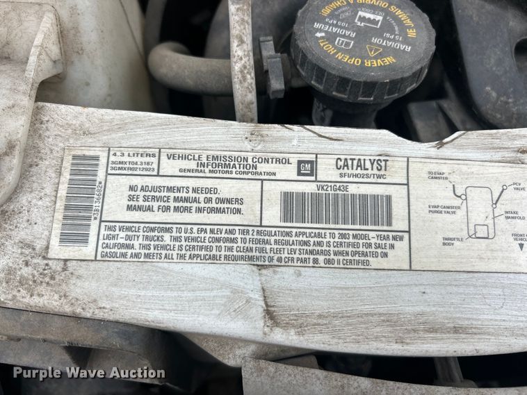 image for item FC5246 2003 Chevrolet Astro  van