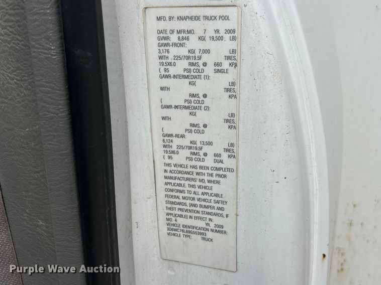 image for item FC5250 2009 Dodge Ram 5500  utility / service truck