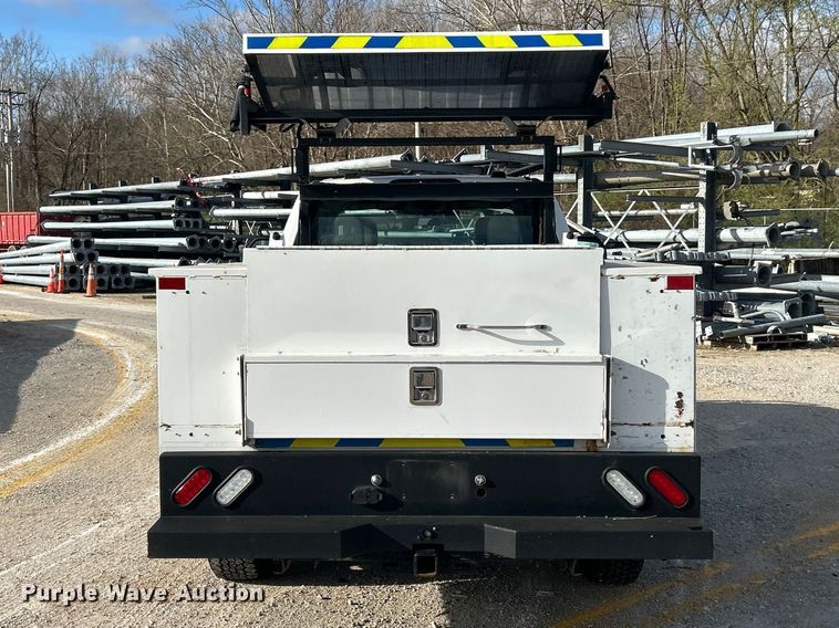 image for item FC5258 2020 Ford F350 Super Duty Ext. Cab utility bed pickup truck