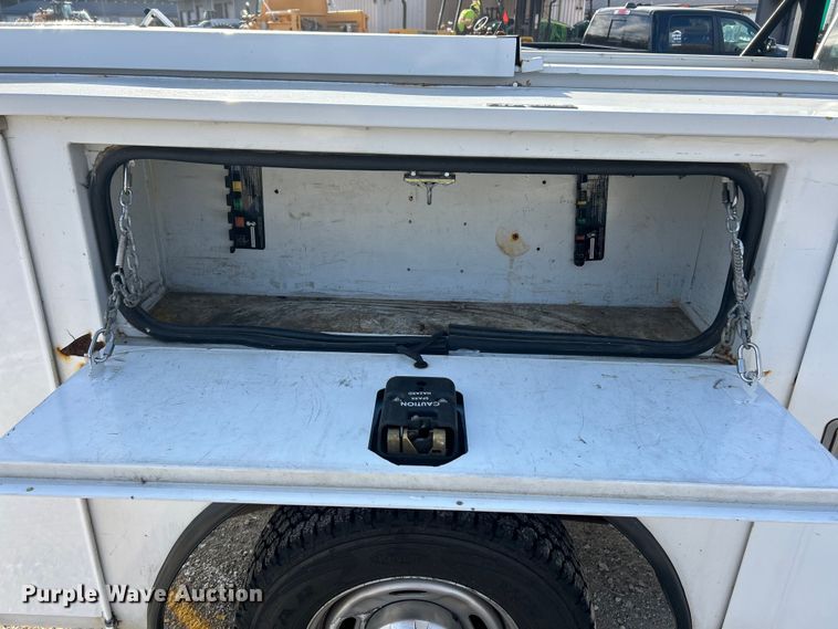 image for item FC5258 2020 Ford F350 Super Duty Ext. Cab utility bed pickup truck