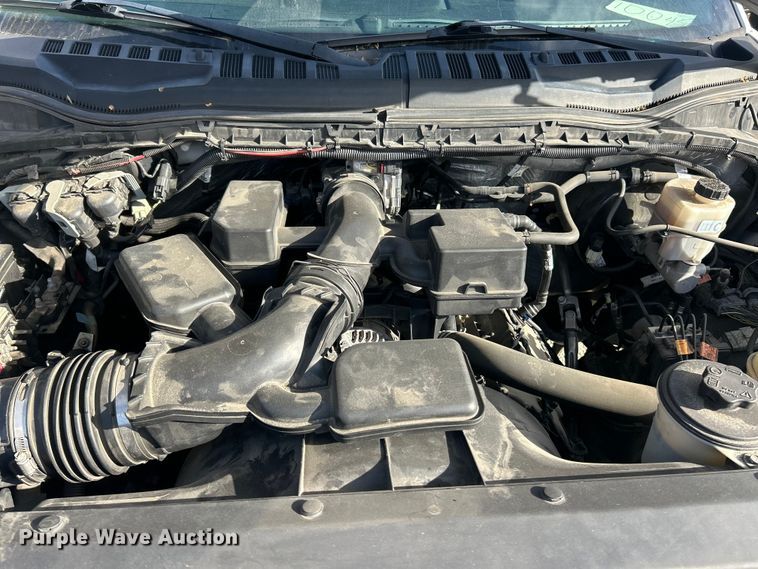 image for item FC5258 2020 Ford F350 Super Duty Ext. Cab utility bed pickup truck