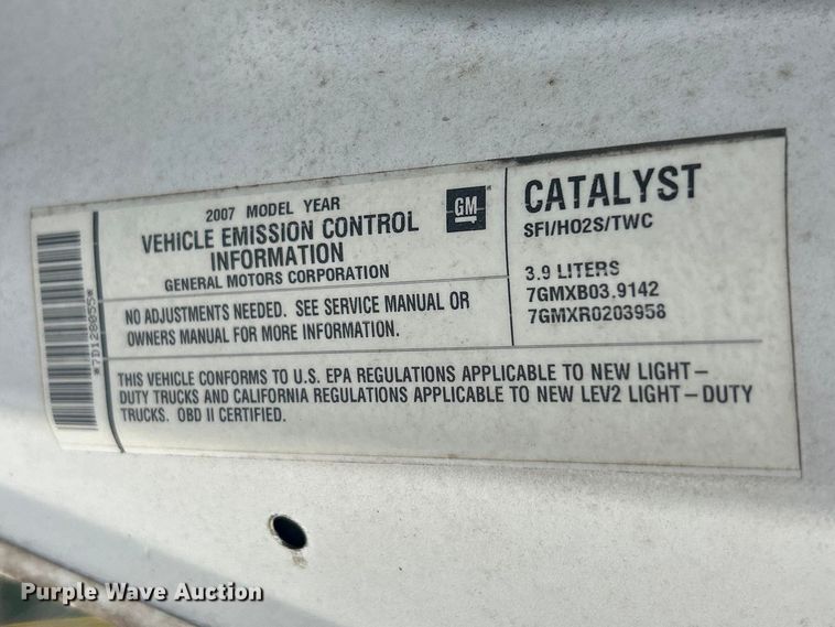 image for item FC5259 2007 Chevrolet Uplander  van