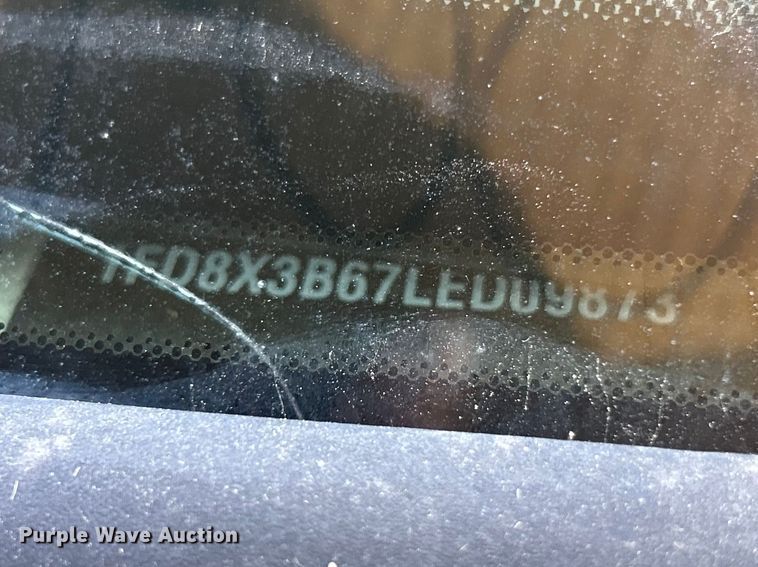 image for item FC5273 2020 Ford F350 Super Duty Ext. Cab utility bed pickup truck