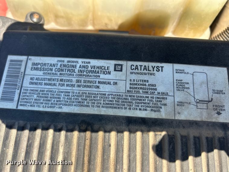 image for item FC5286 2006 Chevrolet Silverado 2500HD pickup truck