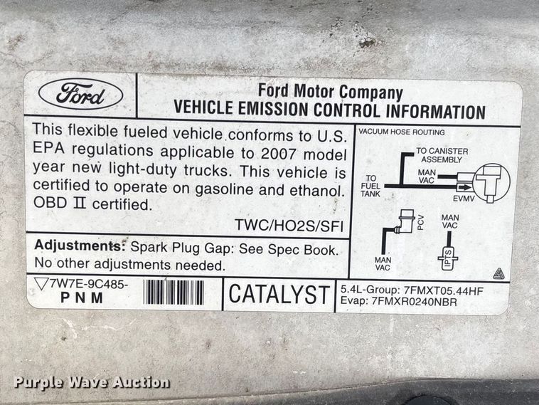 image for item FC5522 2007 Ford F150  pickup truck