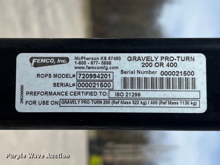 image for item FC5525 Gravely Pro-Turn 460 ZTR lawn mower