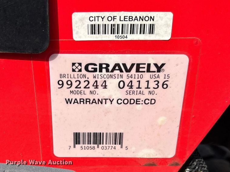 image for item FC5525 Gravely Pro-Turn 460 ZTR lawn mower