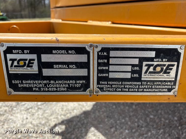 image for item FC5530 TSE UP70B underground cable puller