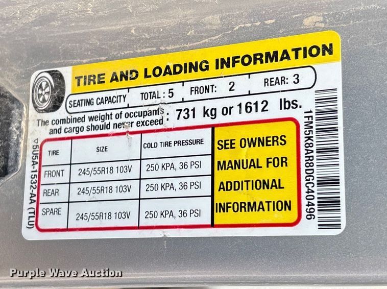 image for item FC5543 2013 Ford Explorer Police Interceptor SUV