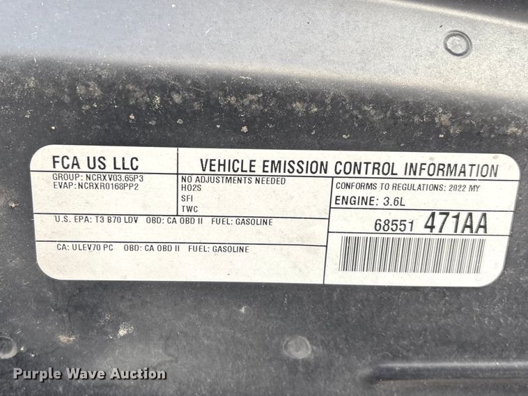 image for item FG0169 2022 Dodge Charger Police 