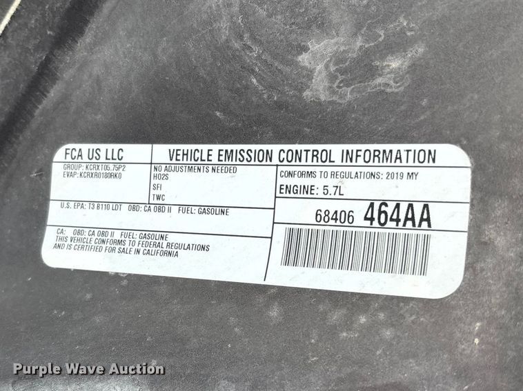 image for item FG0174 2019 Dodge Durango SSV SUV