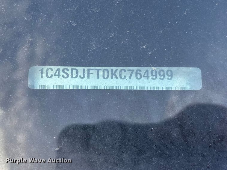 image for item FG0174 2019 Dodge Durango SSV SUV