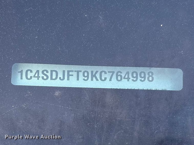 image for item FG0178 2019 Dodge Durango SSV SUV