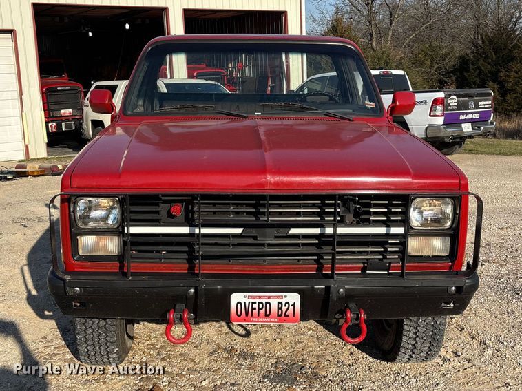 image for item FG0180 1985 Chevrolet D30 Military Postal Unit pickup truck