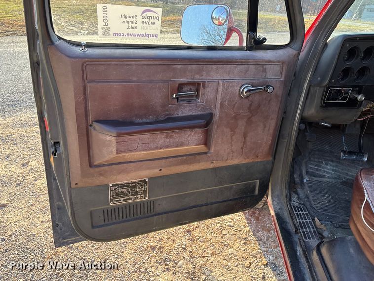 image for item FG0180 1985 Chevrolet D30 Military Postal Unit pickup truck