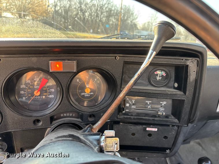 image for item FG0180 1985 Chevrolet D30 Military Postal Unit pickup truck