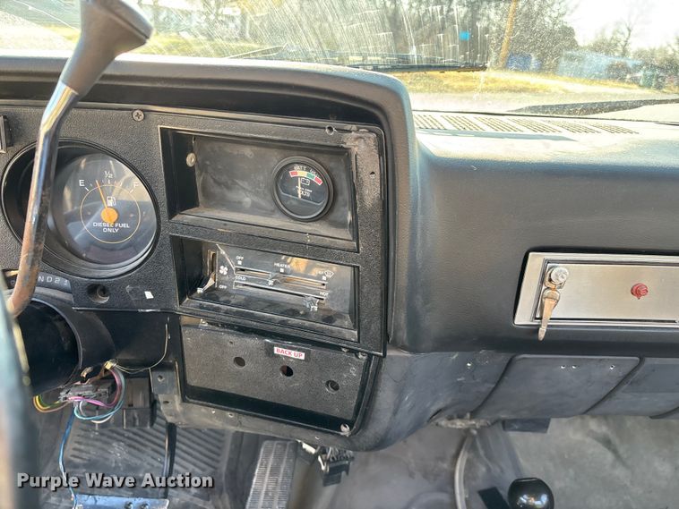 image for item FG0180 1985 Chevrolet D30 Military Postal Unit pickup truck