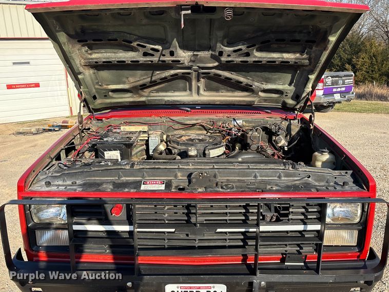 image for item FG0180 1985 Chevrolet D30 Military Postal Unit pickup truck