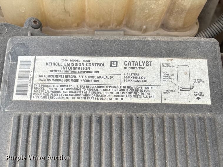 image for item FG0183 2006 Chevrolet Silverado 1500 pickup truck