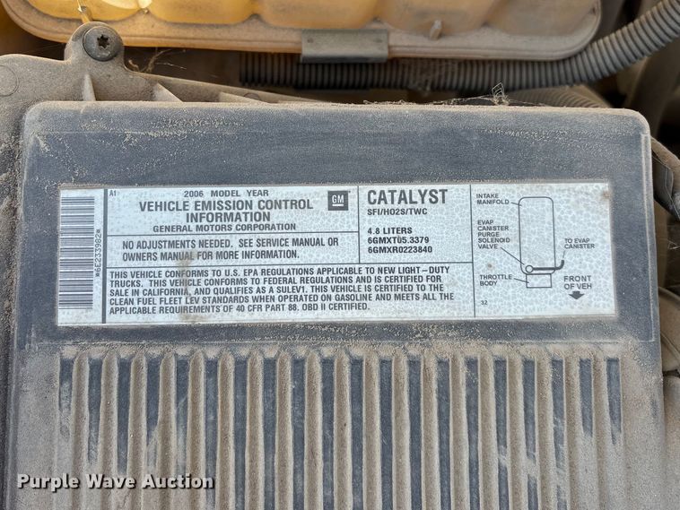 image for item FG0188 2006 Chevrolet Silverado 1500 pickup truck