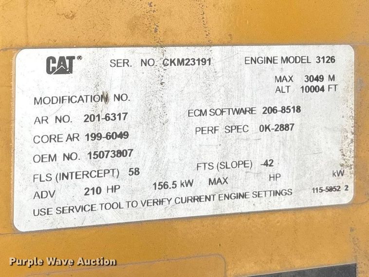 image for item FG0191 2002 Chevrolet C7 bucket truck