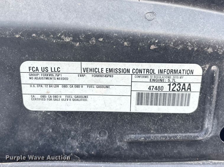 image for item FG0204 2015 Dodge Charger 