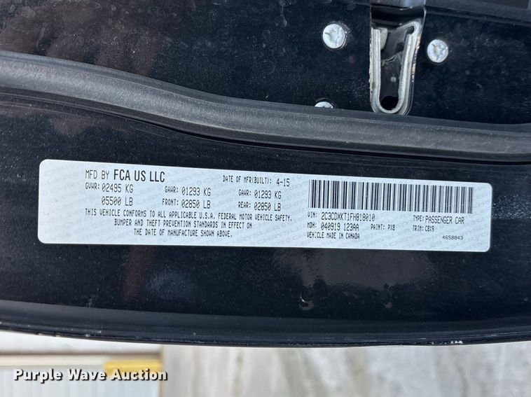 image for item FG0204 2015 Dodge Charger 