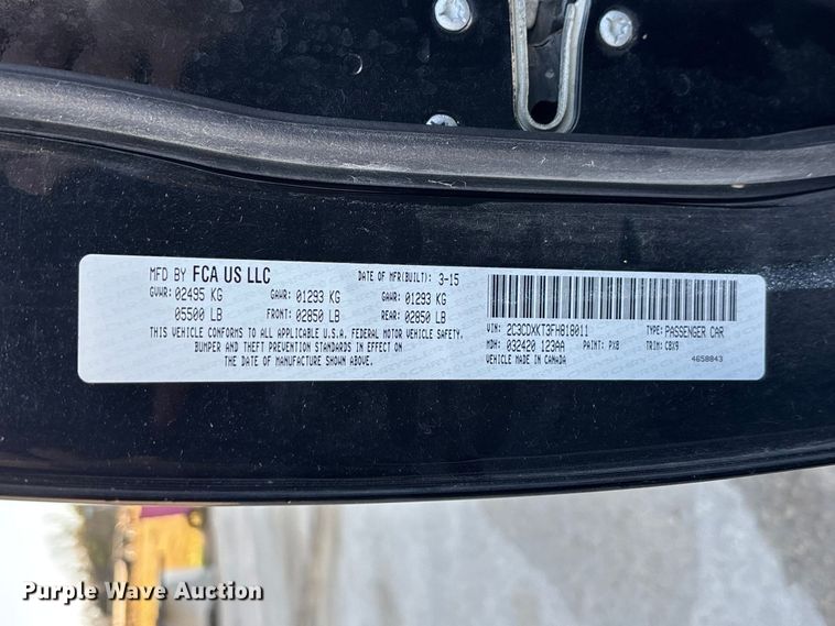 image for item FG0205 2015 Dodge Charger Police 