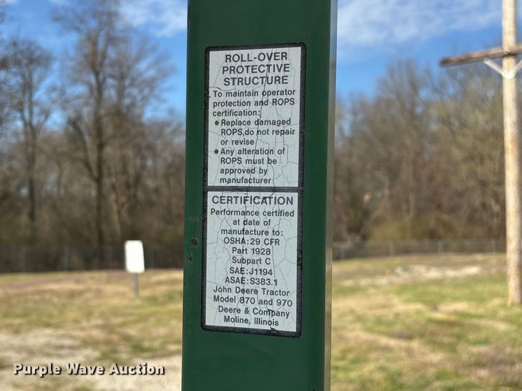 image for item FG0206 John Deere 970 MFWD tractor