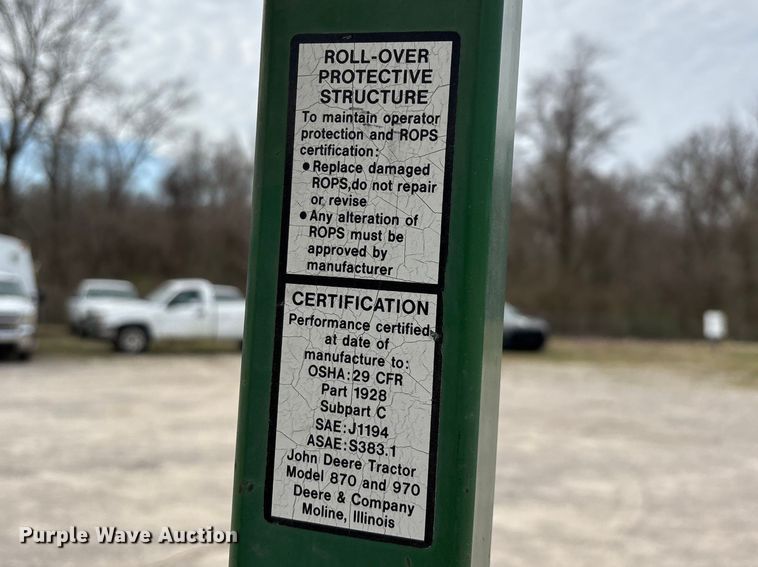 image for item FG0207 John Deere 970 tractor