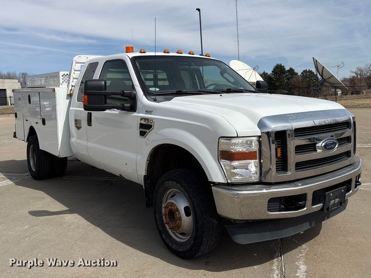 image for item FG2775 2010 Ford F350 Super Duty Ext. Cab utility bed pickup truck