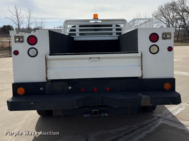 image for item FG2775 2010 Ford F350 Super Duty Ext. Cab utility bed pickup truck