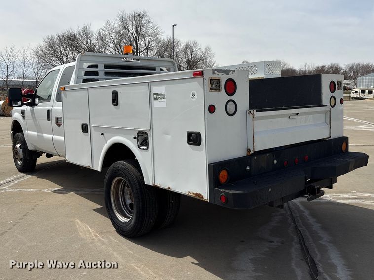 image for item FG2775 2010 Ford F350 Super Duty Ext. Cab utility bed pickup truck