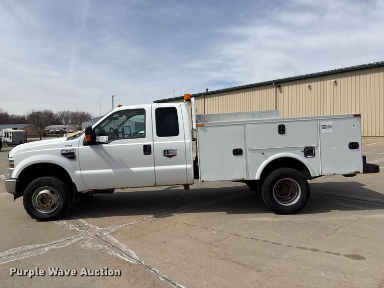 image for item FG2775 2010 Ford F350 Super Duty Ext. Cab utility bed pickup truck