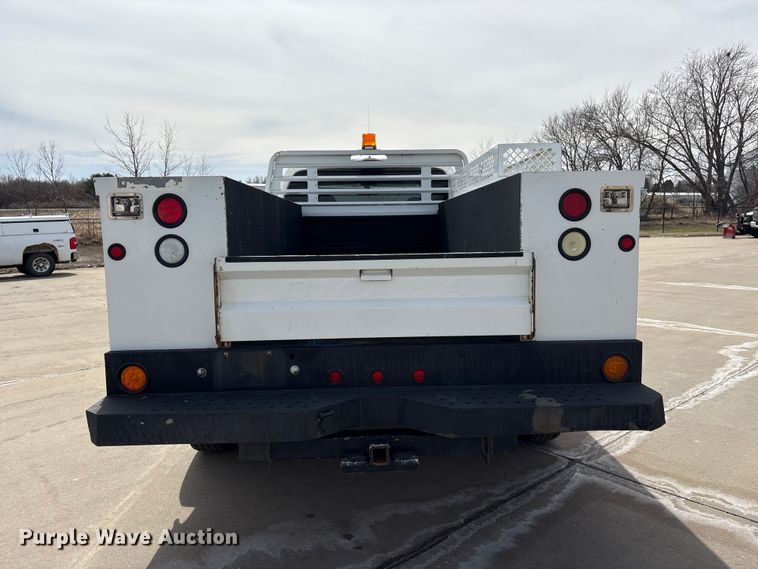 image for item FG2775 2010 Ford F350 Super Duty Ext. Cab utility bed pickup truck