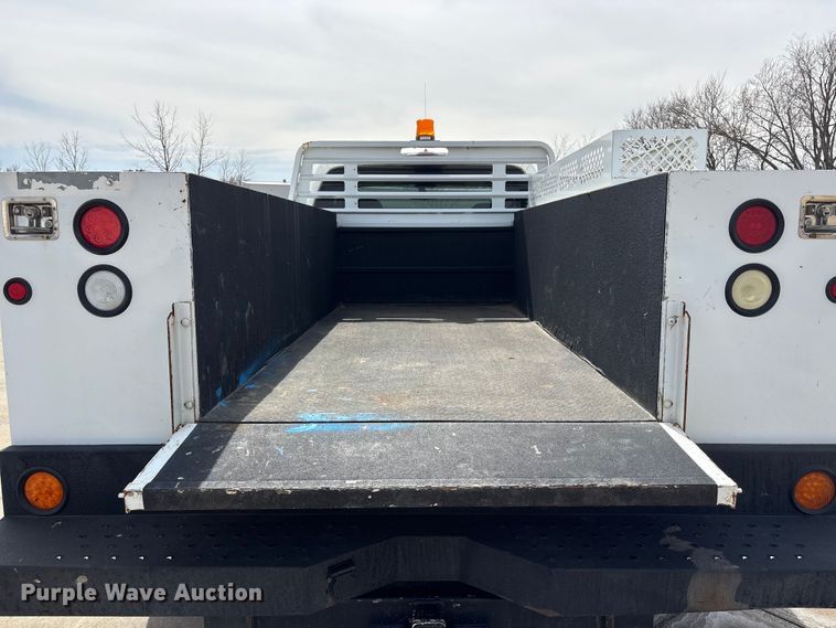 image for item FG2775 2010 Ford F350 Super Duty Ext. Cab utility bed pickup truck