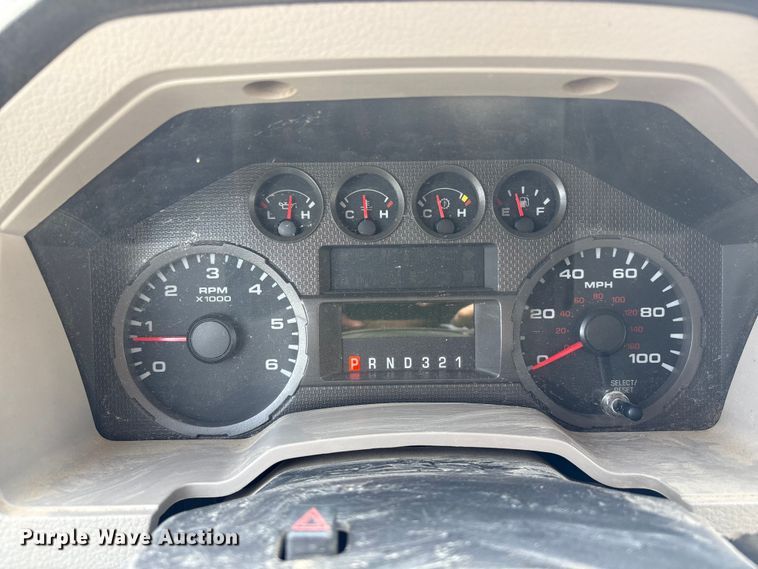 image for item FG2775 2010 Ford F350 Super Duty Ext. Cab utility bed pickup truck