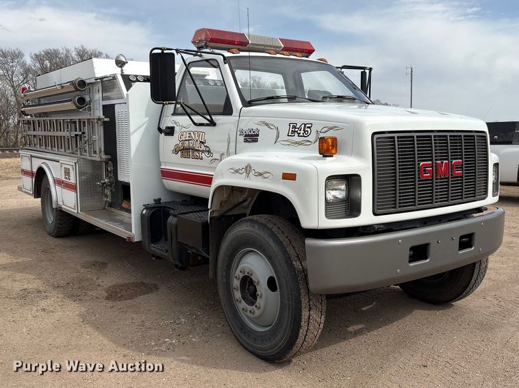 image for item FG2816 1994 GMC C7 pumper fire truck