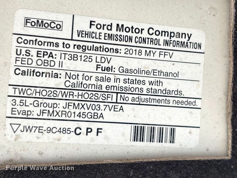 image for item FH7013 2018 Ford Taurus 