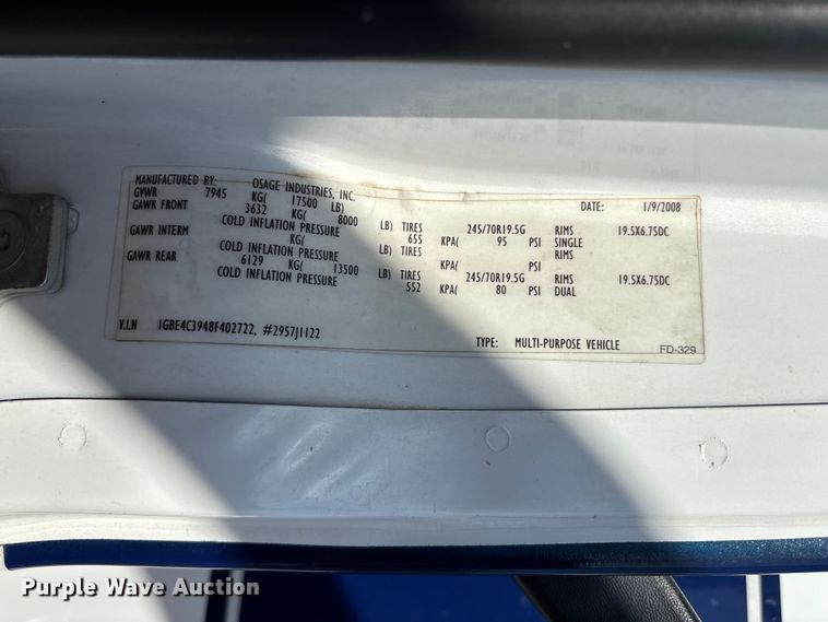 image for item FI0861 2008 Chevrolet C4500 ambulance