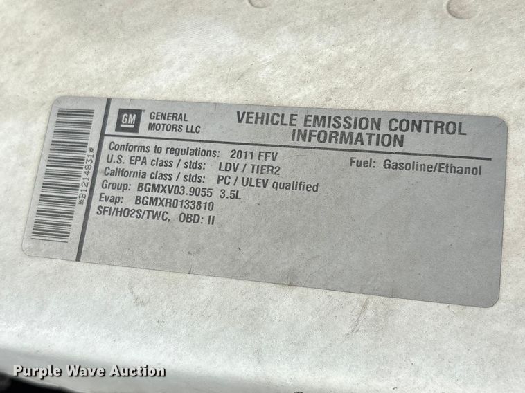 image for item FI0933 2011 Chevrolet Impala 