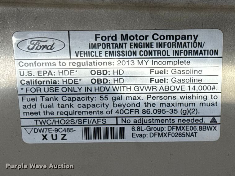 image for item FI0935 2013 Glaval E450 Super Duty transit bus