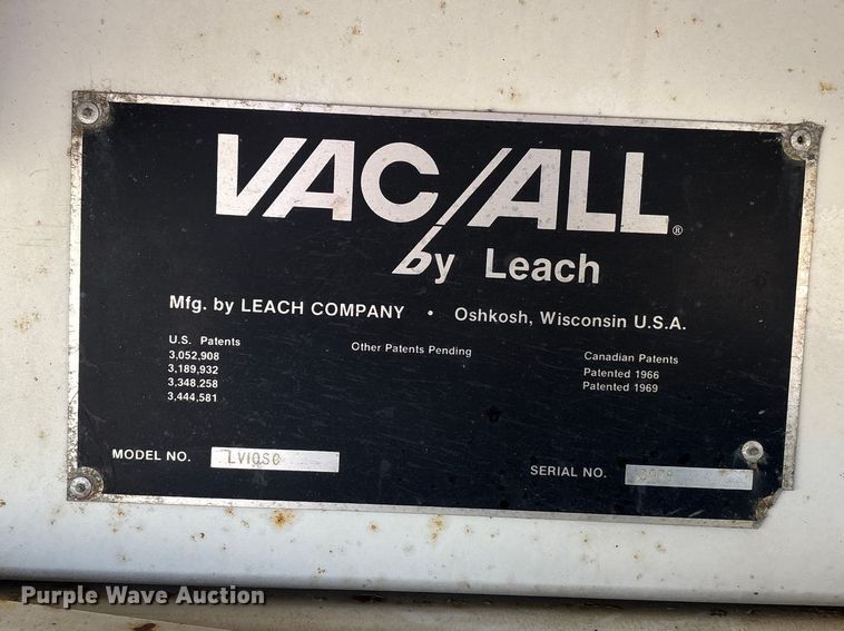 image for item FK1297 1999 Sterling Truck SC8000 street sweeper truck