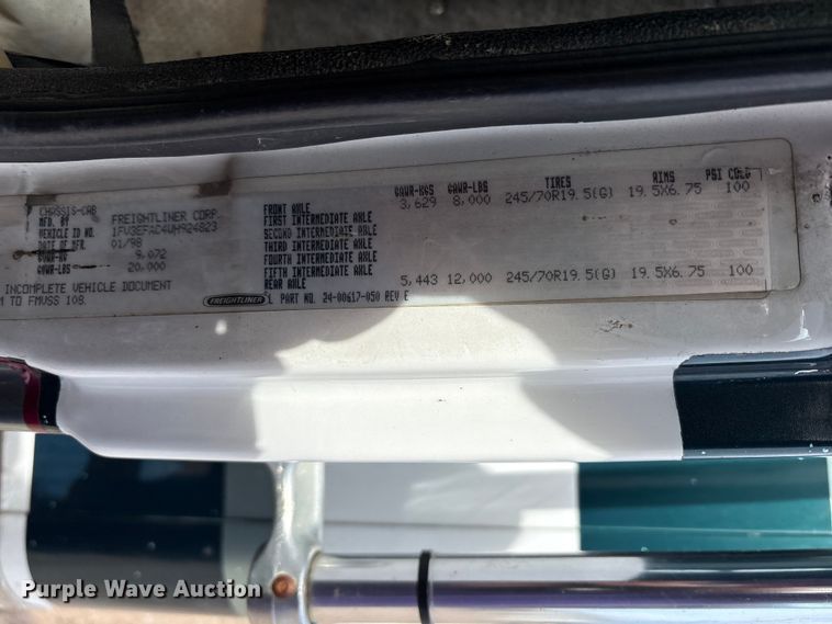 image for item FK1298 1998 Freightliner FL50 utility / service truck